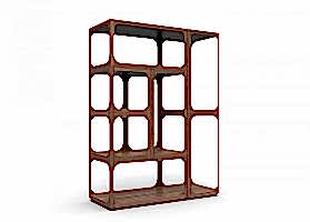 Книжный декоративный стеллаж